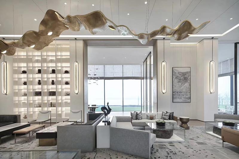 Shenzhen WXH Modern Business Building Hall (1)