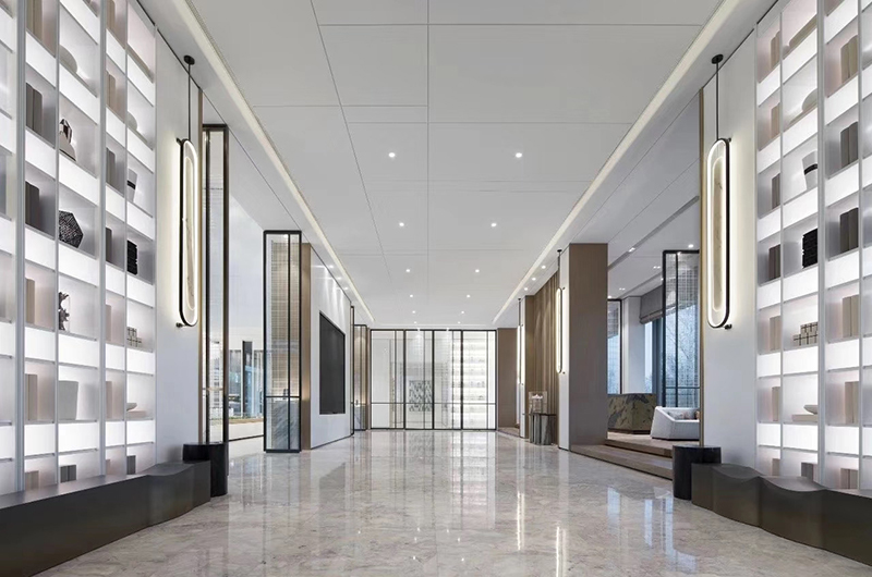 Shenzhen WXH Modern Business Building Hall (5)