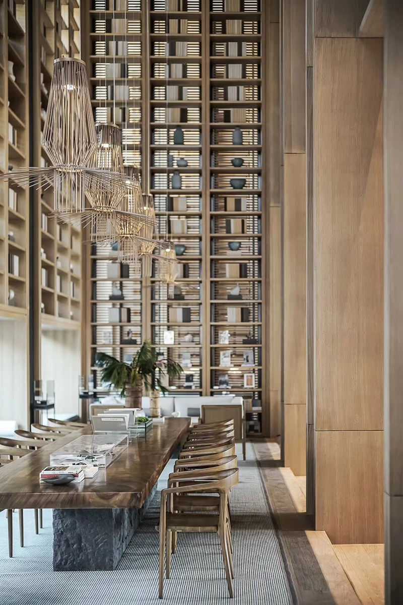 Resort hotel lobby lighting customization project (4)