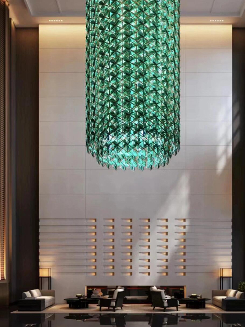 Display of medieval color matching in hotel lobby design (8)